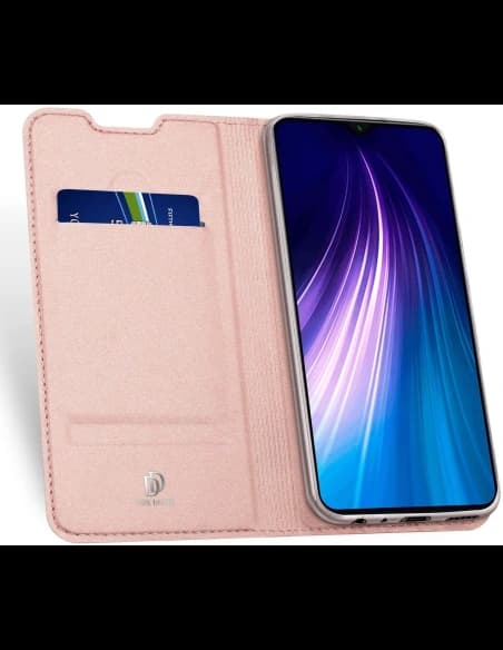 DuxDucis Fall SkinPro Redmi Note 8T Rose Gold 9H