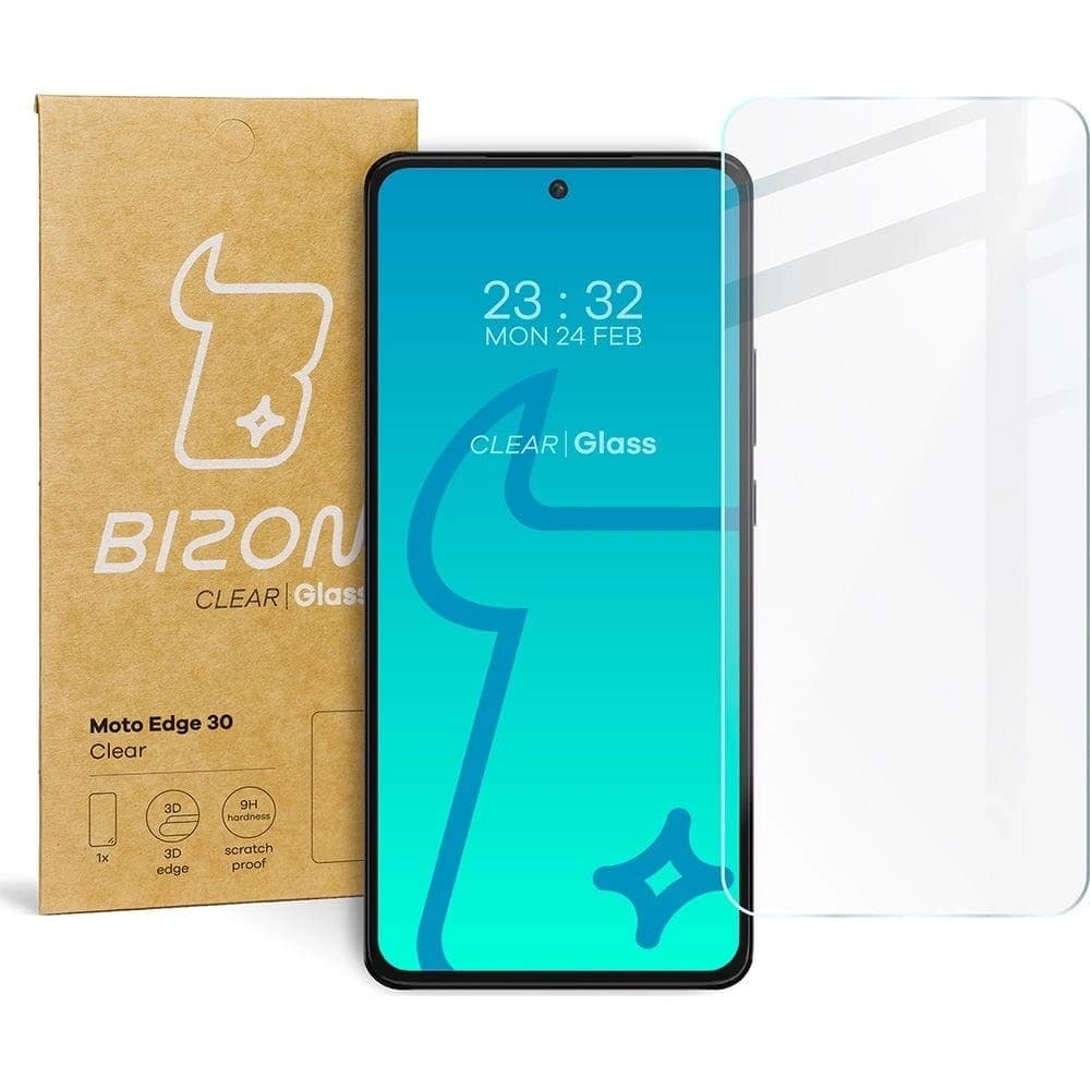 Bizon Glass Clear Motorola Edge 30