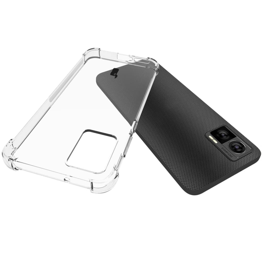 Bizon Case Clear Pack carcasă + 2x film pentru ecran + protecție pentru lentile Motorola Moto Edge 30 Neo transparentă - 5