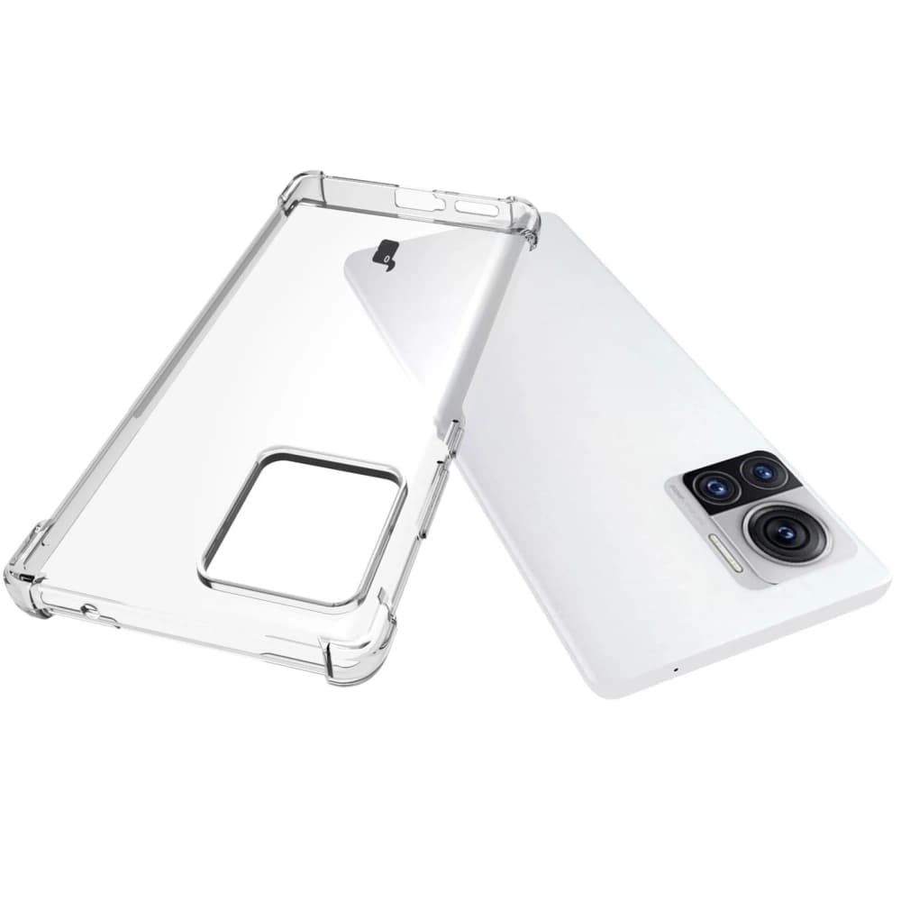 Etui + 2x folie + objektiv Bizon Case Clear Pack pro Motorola Moto Edge 30 Ultra průhledné - 5
