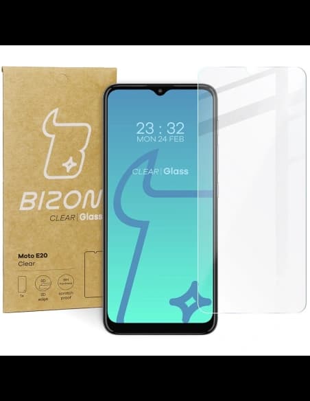 Sklo tvrzené Bizon Glass Clear pro Motorola Moto E20