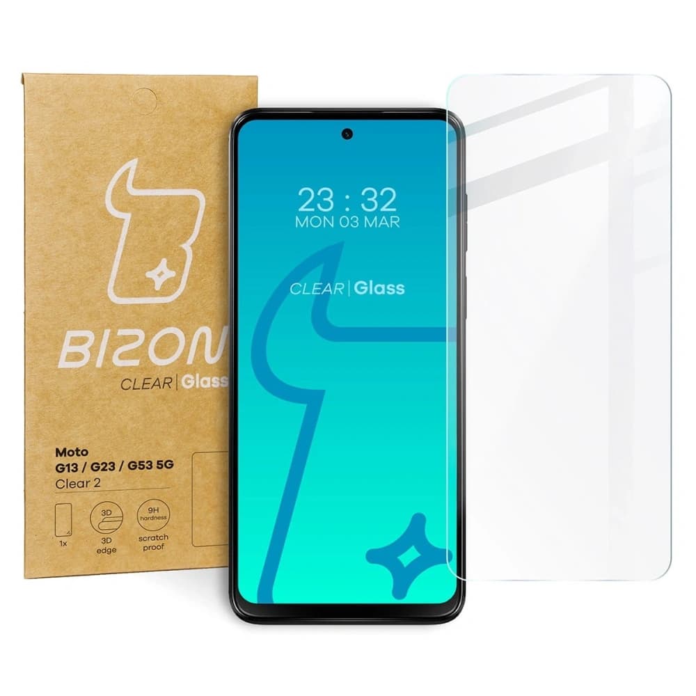 Bizon Glass Clear 2 Moto G13 / G23 / G53 5G