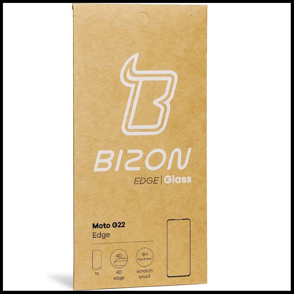 Bizon Glass Edge Moto G22 negru - 9