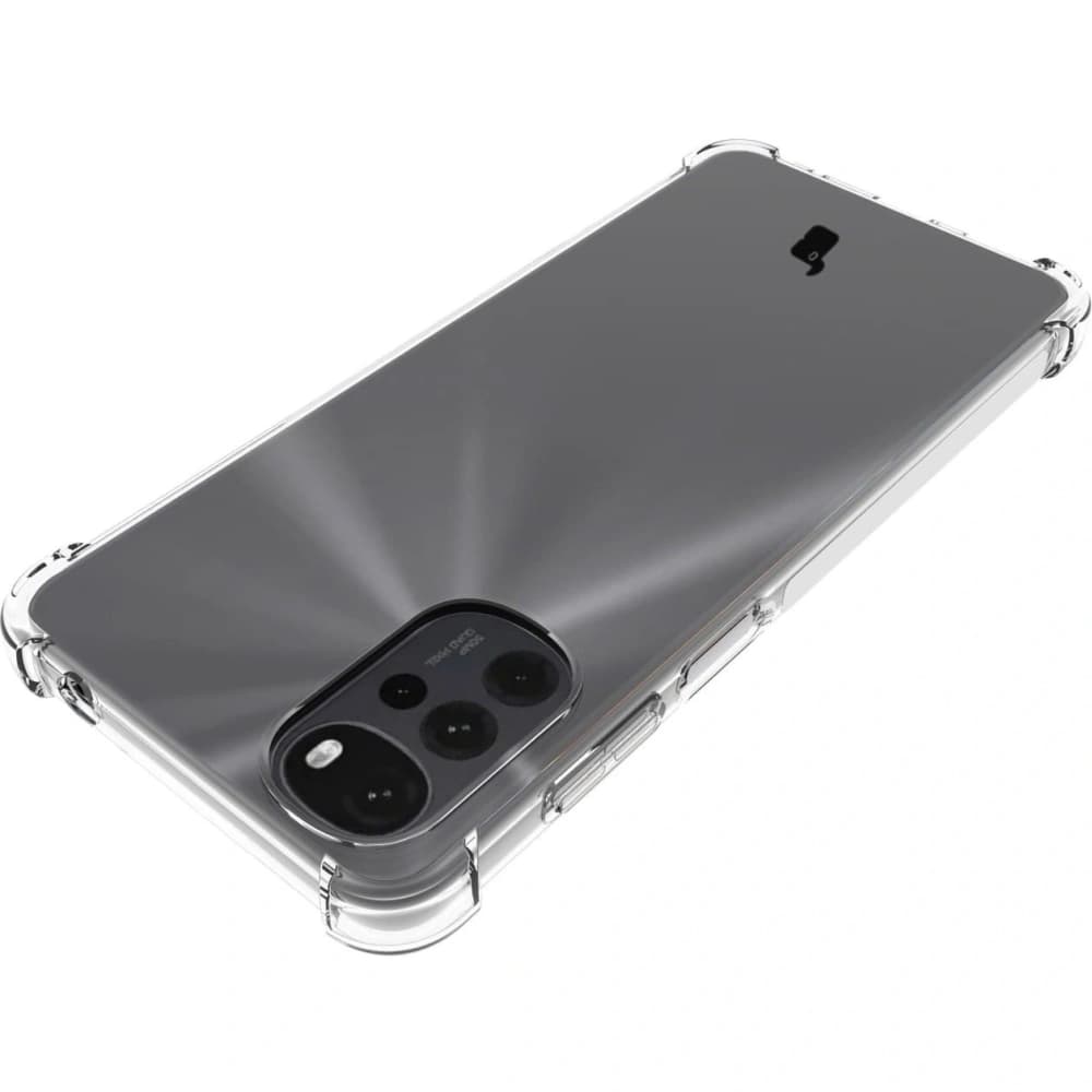 Bizon Case Clear Pack carcasă + 2x sticlă de ecran + sticlă pentru obiectiv Moto G22 clar - 6