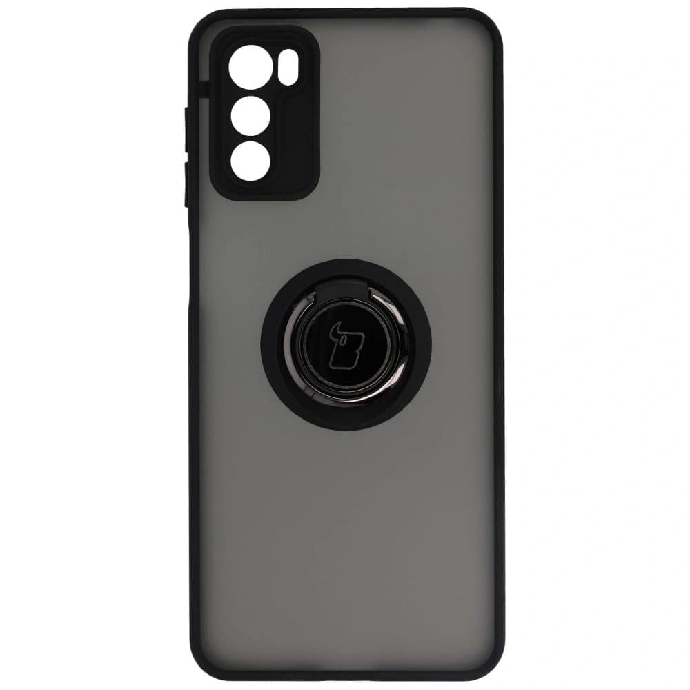 Bizon Case Hybrid Ring Motorola Moto G42 füstös fekete kerettel - 2