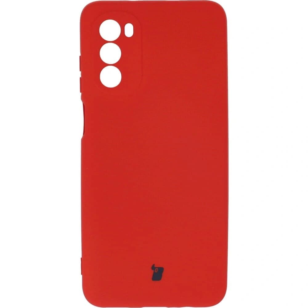 Bizon Case Silikon Moto G52 / G82 rot