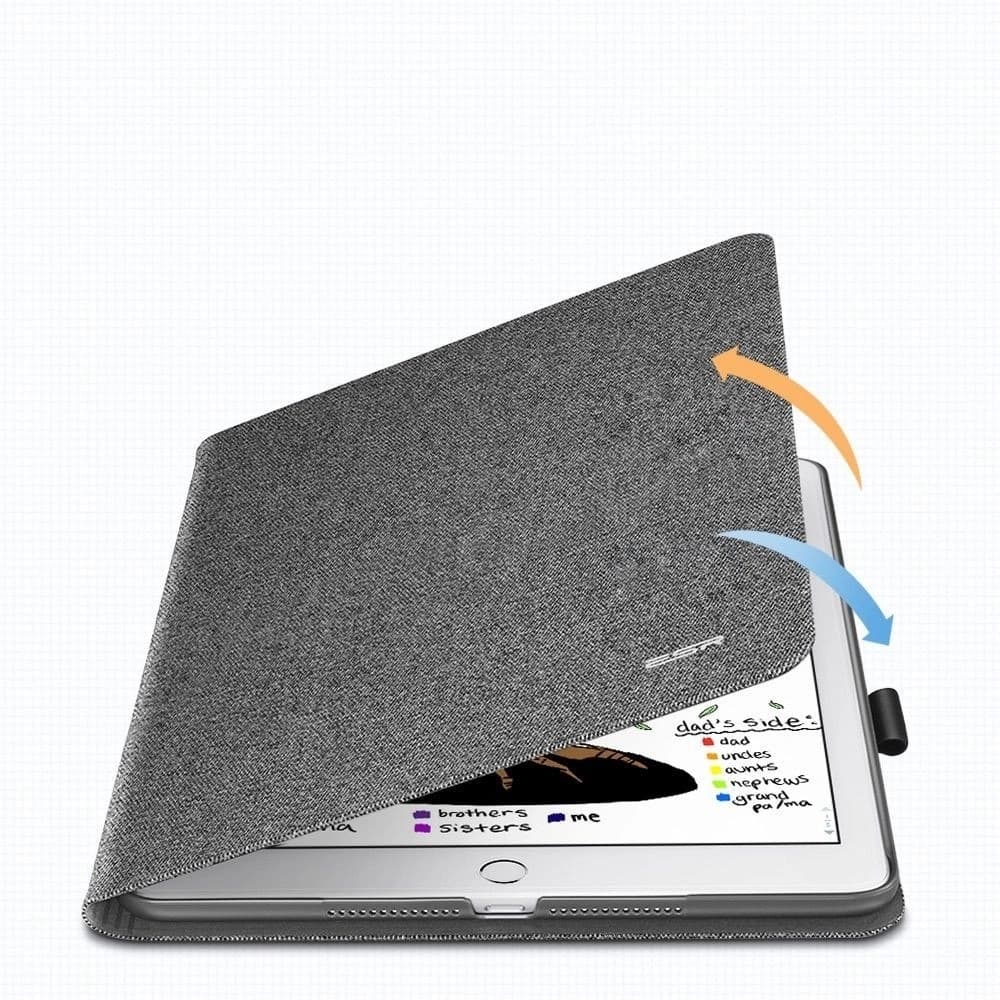 Etui ESR Simplicity Pencil Apple iPad 9.7 2017/2018 (5. și 6. generația) Gri deschis - 6
