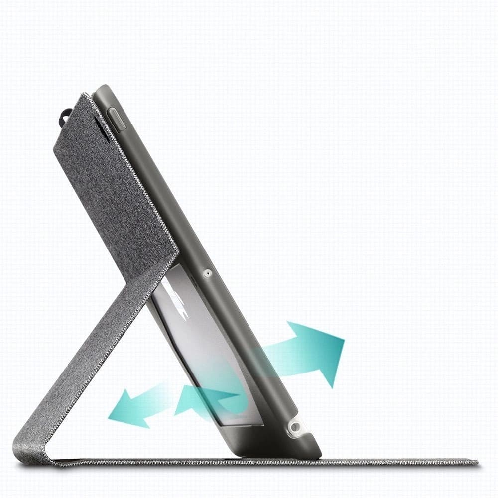 Etui ESR Simplicity Pencil Apple iPad 9.7 2017/2018 (5. și 6. generația) Gri deschis - 8