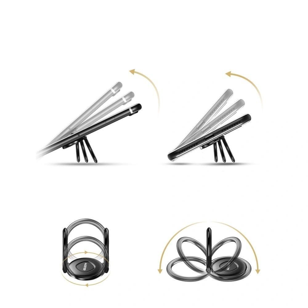 Uchwyt na palec ESR Magnetic Phone Ring Black - 5