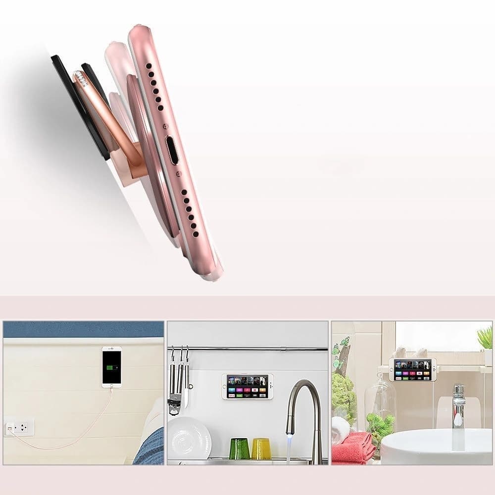 Uchiu pentru deget ESR Swarovski Phone Ring Rose Gold - 9