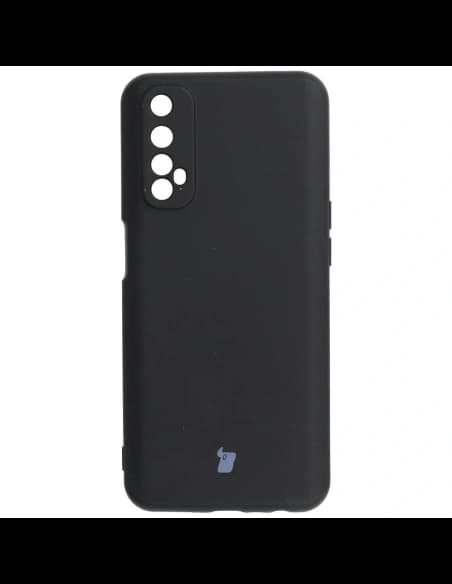 Caz de silicon Bizon pentru Realme 7, negru