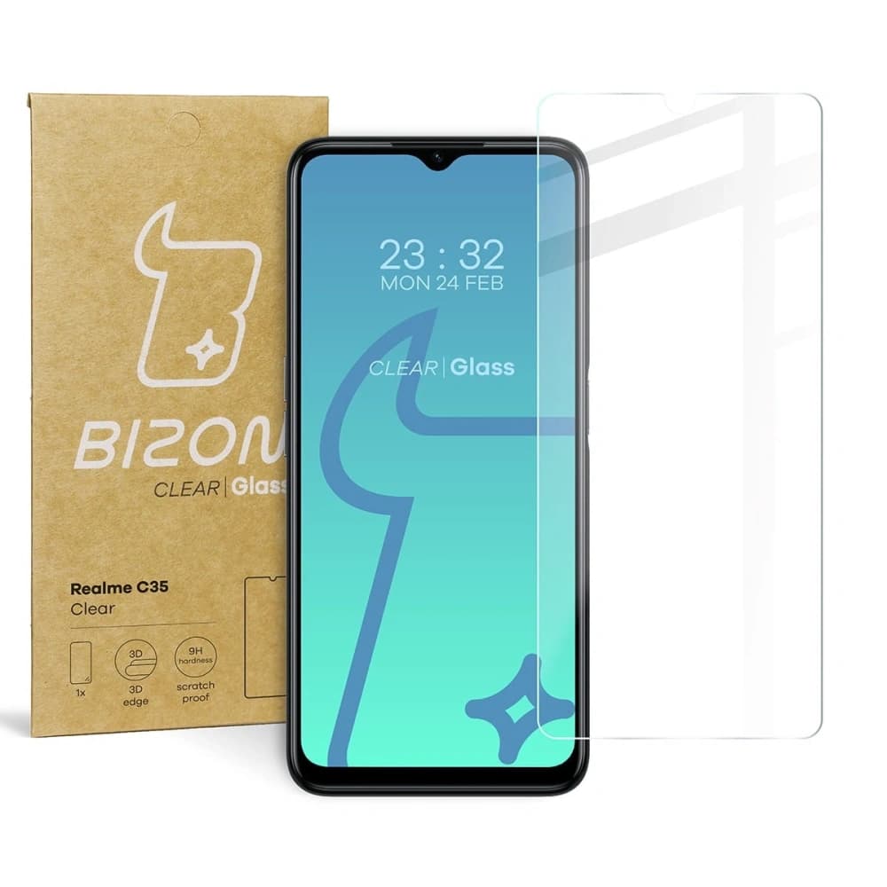 Bizon Glas Klar Realme C35