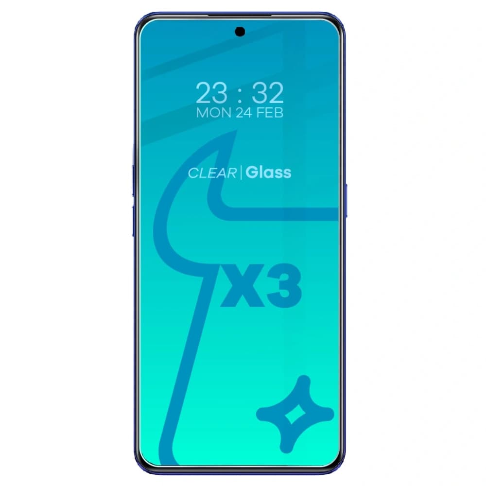 Tvrzené sklo Bizon Glass Clear - 3 ks + objektiv Realme GT Neo 3 - 3