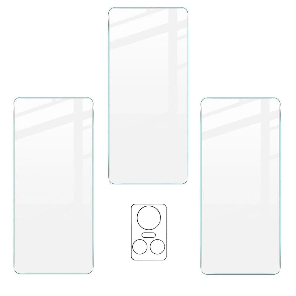 Tvrzené sklo Bizon Glass Clear - 3 ks + objektiv Realme GT Neo 3 - 5