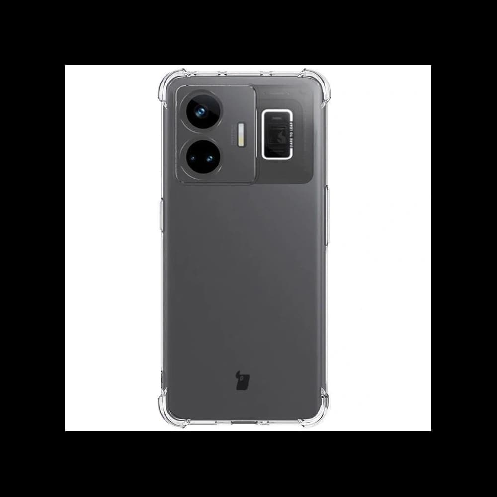 Bizon Case Clear Pack tok + 2x kijelzőfólia Realme GT3 átlátszó - 2