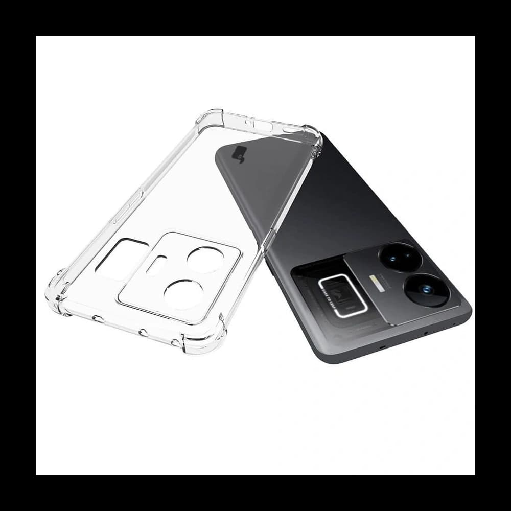 Bizon Case Clear Pack tok + 2x kijelzőfólia Realme GT3 átlátszó - 5