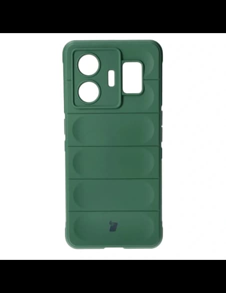 Pancerne etui Bizon Case Tur do Realme GT3 ciemnozielone