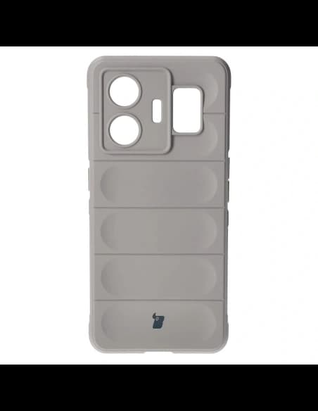 Pancerne etui Bizon Case Tur do Realme GT3 jasnoszare