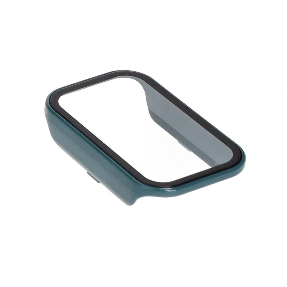 Etui Bizon Case+Glass Set do Xiaomi Redmi Smart Band 2 / Xiaomi Mi Band 8 Active zelené - 3