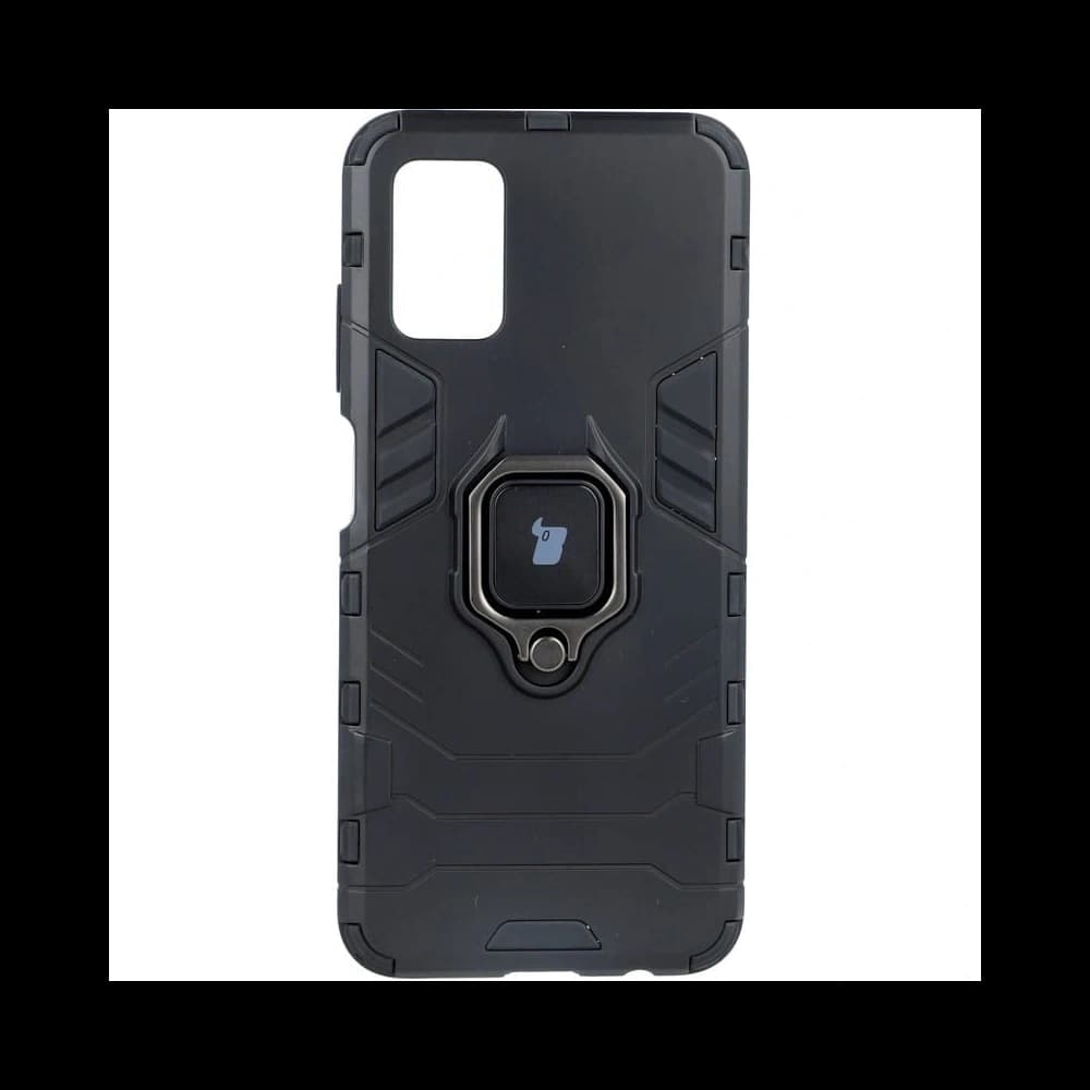 Bizon Case Armor Ring Samsung Galaxy A03S schwarz