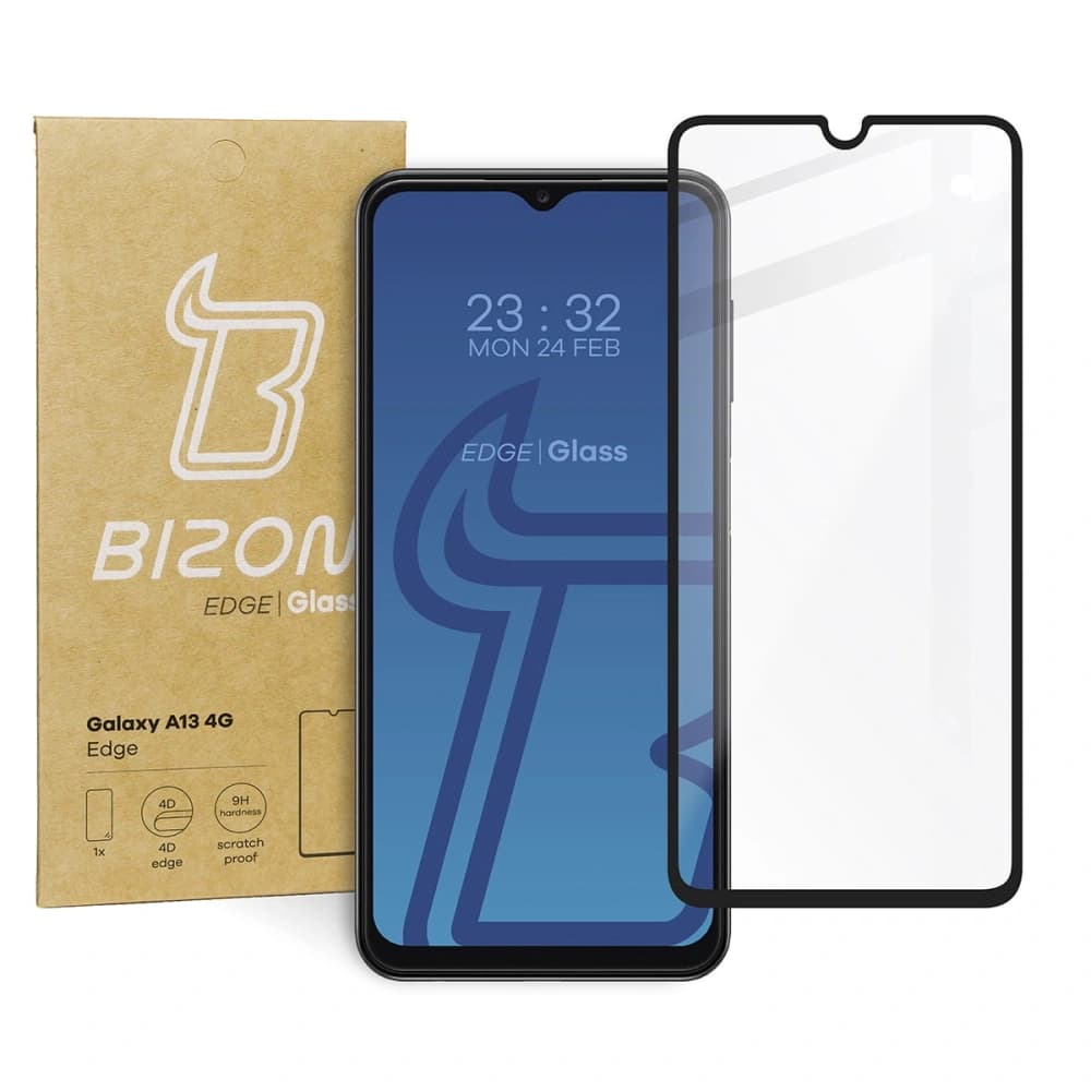 Bizon Glass Edge Samsung Galaxy A13 4G negru