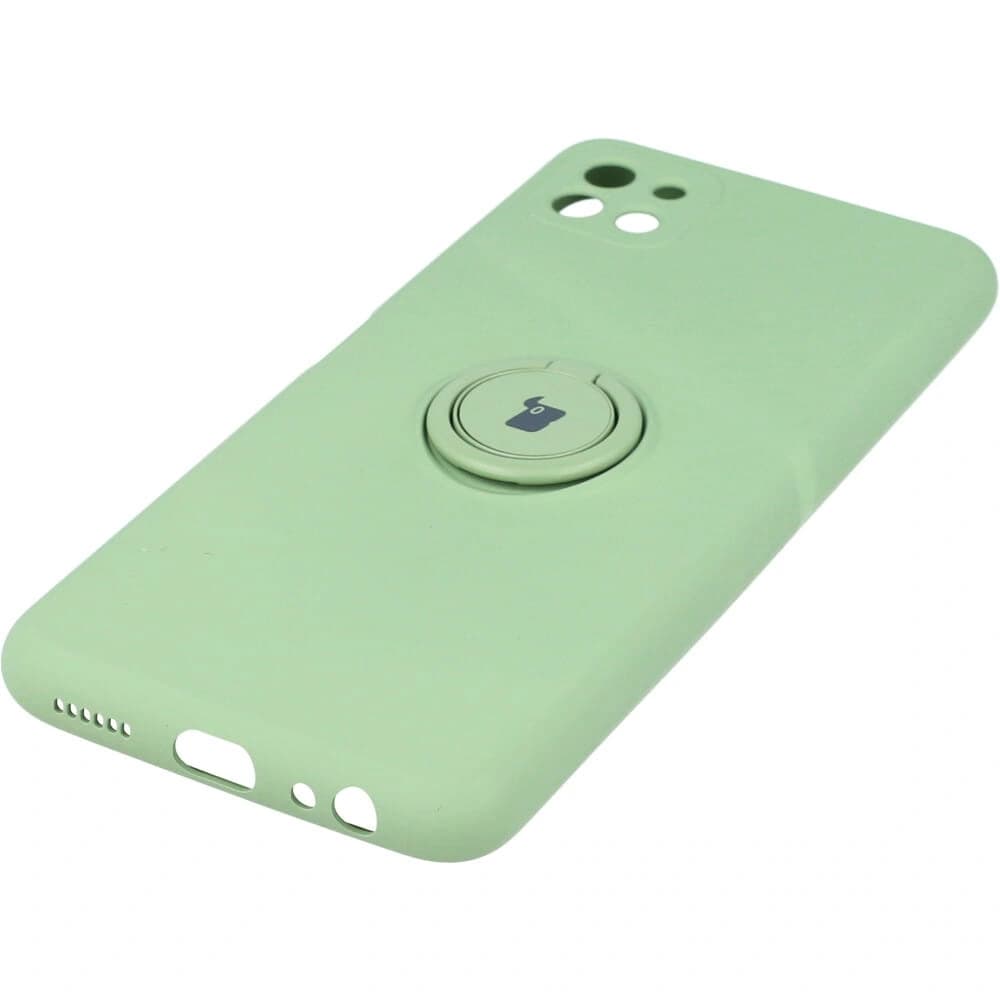 Bizon Case Silicone Ring Samsung Galaxy A22 5G verde deschis - 2