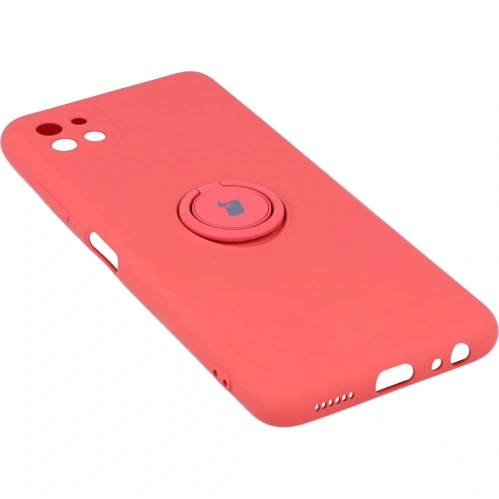 Bizon Case Inel din Silicon Samsung Galaxy A22 5G roz închis - 3