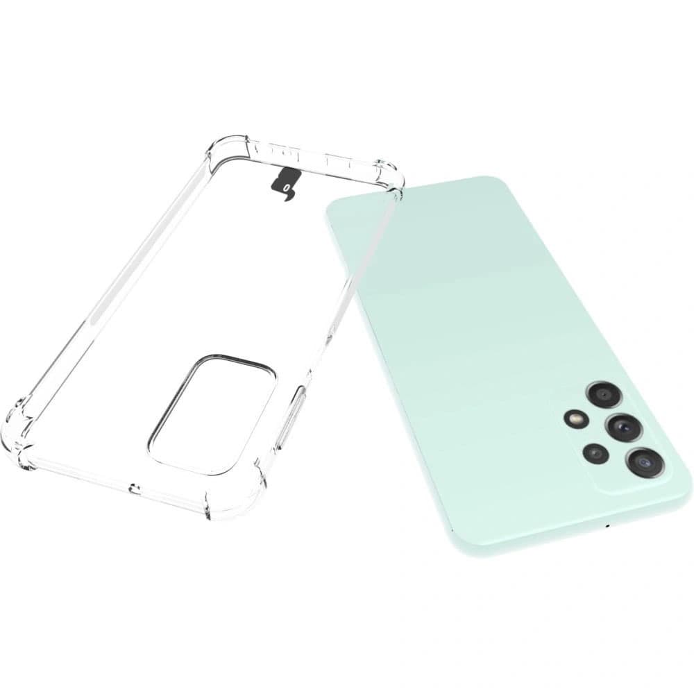 Bizon Case Clear Pack tok + 2x kijelző üveg + lencse üveg Samsung Galaxy A23 5G/4G átlátszó - 5