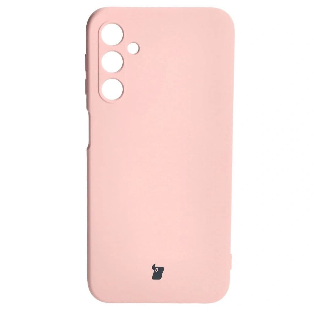 Etui Bizon Case Silicone do Samsung Galaxy A24 světle růžové - 2