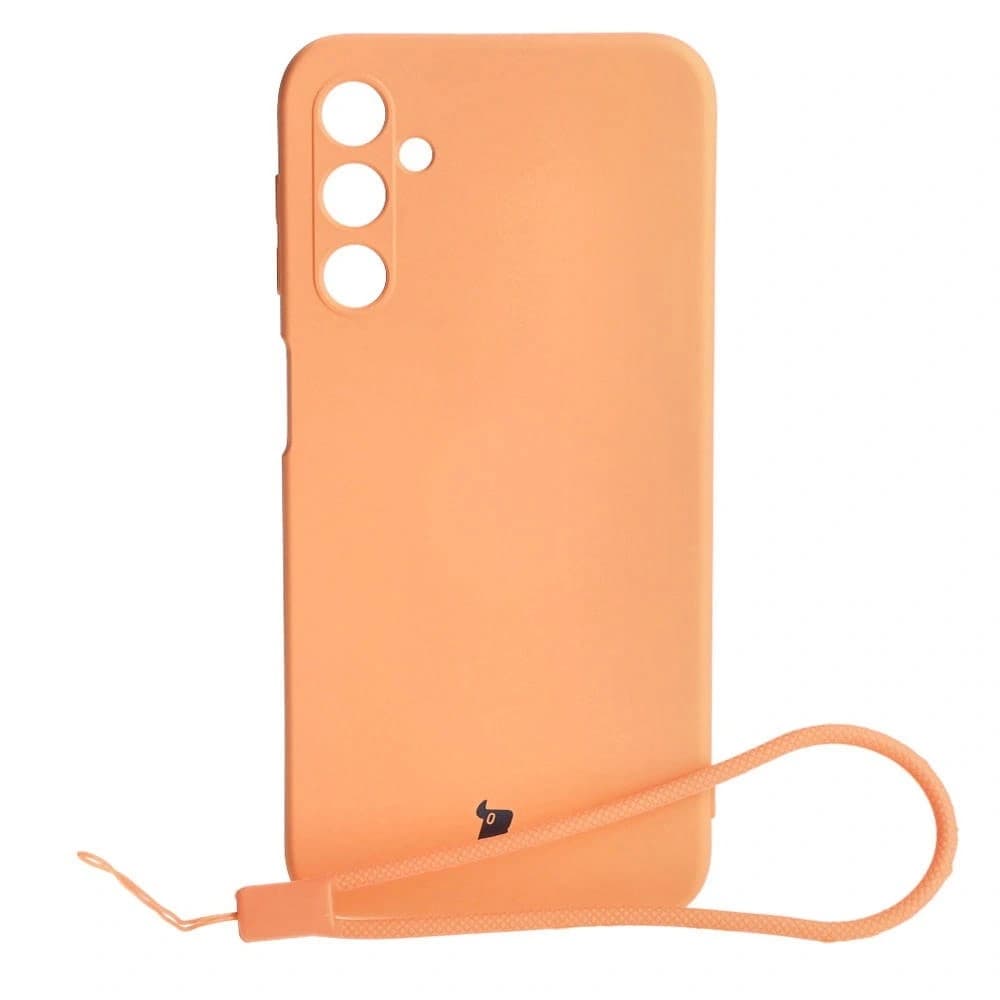 Etui Bizon Case Silicone do Samsung Galaxy A24 oranžové