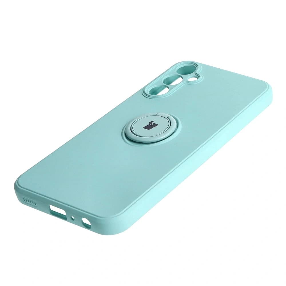 Etui Bizon Case Silicone Ring Sq do Samsung Galaxy A24 tyrkysové - 3