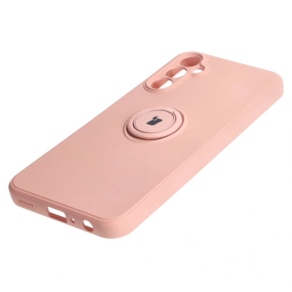 Bizon Case Silicone Ring Sq Samsung Galaxy A24 light pink - 3