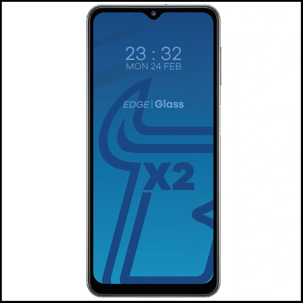 BIZON Edge Pack 2x Bildschirmglas + Kameraglas Samsung Galaxy A32 5G - 3