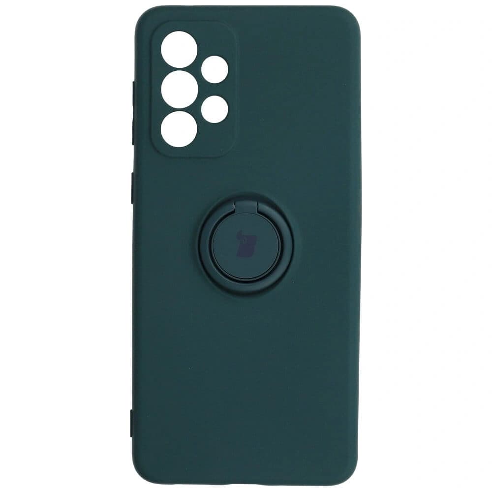 Bizon Case Silicone Ring Samsung Galaxy A33 5G dark green