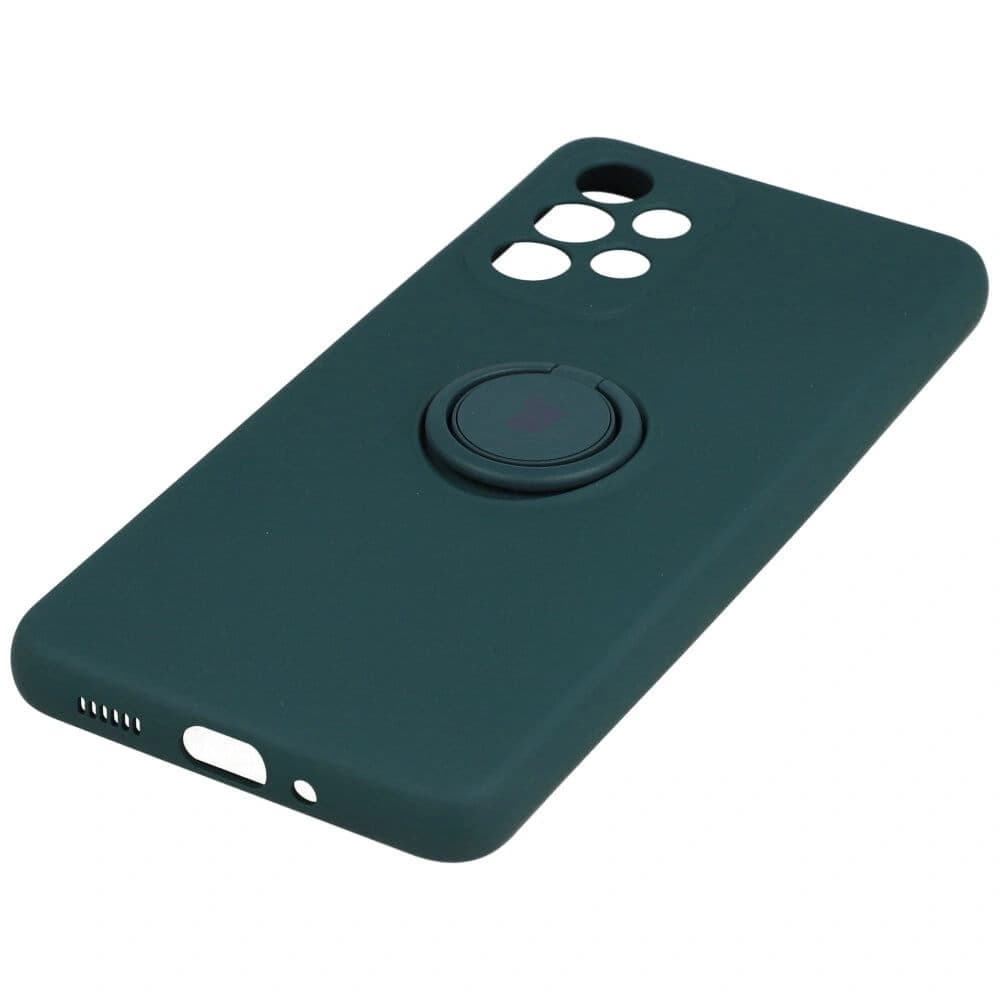 Bizon Case Silicone Ring Samsung Galaxy A33 5G dark green - 2