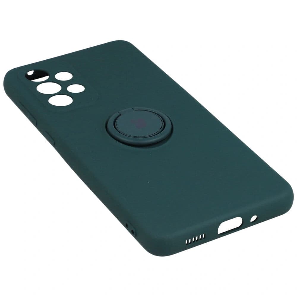 Bizon Case Silicone Ring Samsung Galaxy A33 5G dark green - 3