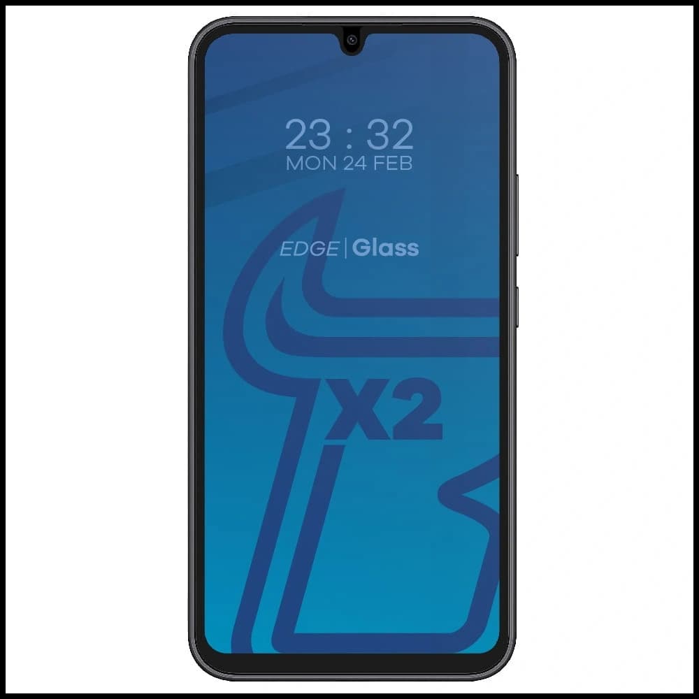 BIZON Edge 2 2x Bildschirmglas + Kameraglas Samsung Galaxy A34 5G - 3