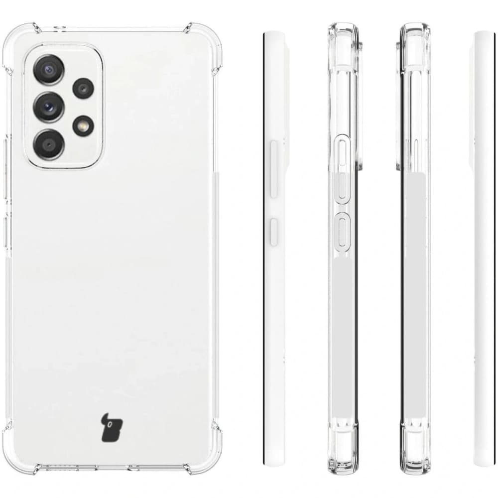 Bizon Case Clear Pack Hülle + 2x Bildschirmglas + Objektivglas Samsung Galaxy A53 5G klar - 4