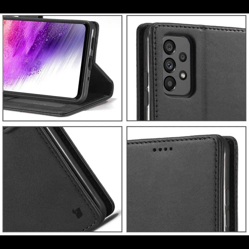 Etui Bizon Case Wallet do Samsung Galaxy A73 5G černé - 2