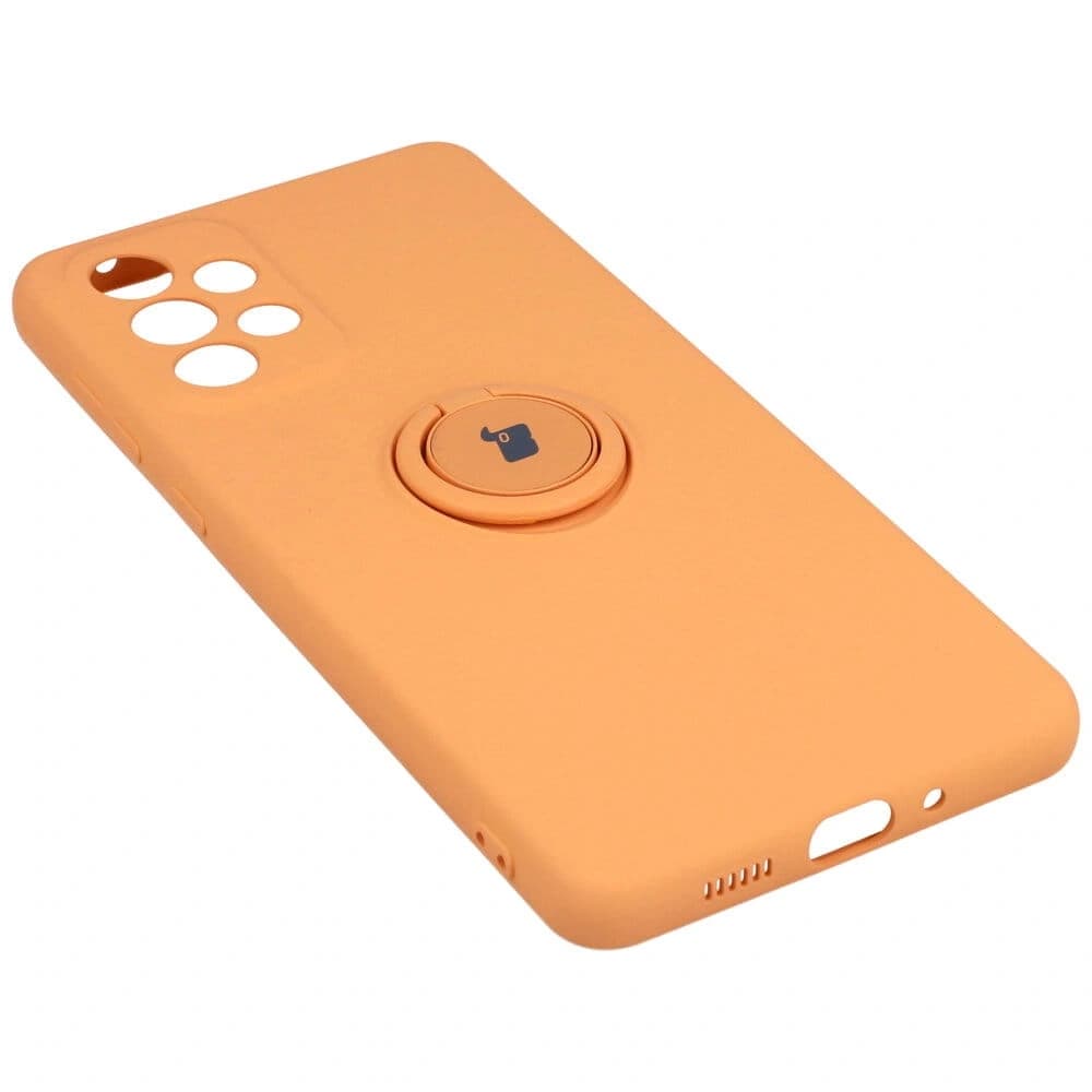 Etui Bizon Case Silicone Ring do Samsung Galaxy A73 5G oranžové - 3
