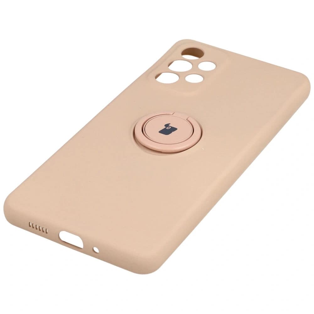 Bizon Case Szilikon Gyűrű Samsung Galaxy A73 5G világos rózsaszín - 2