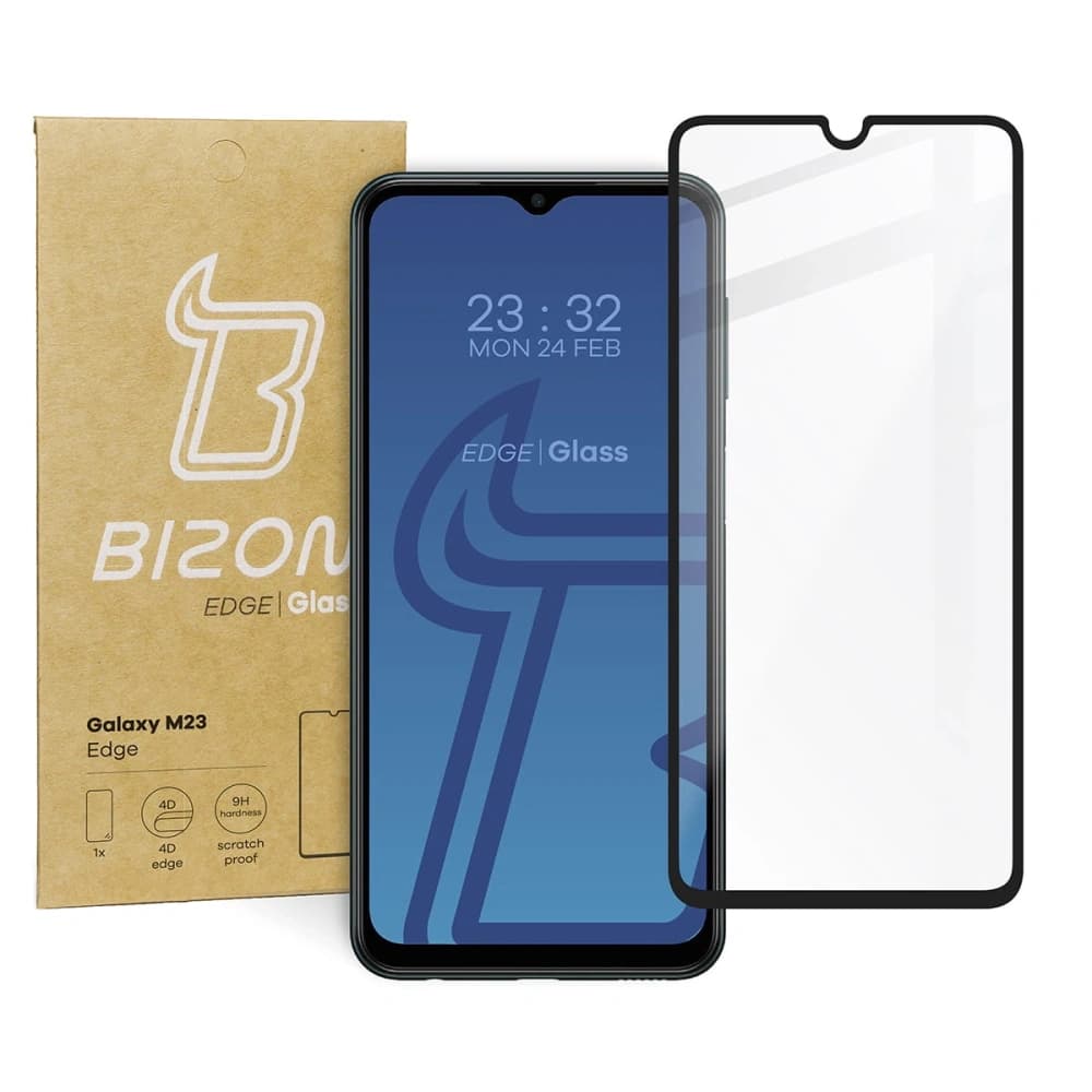 Bizon Glass Edge Samsung Galaxy M13 / M23 5G negru
