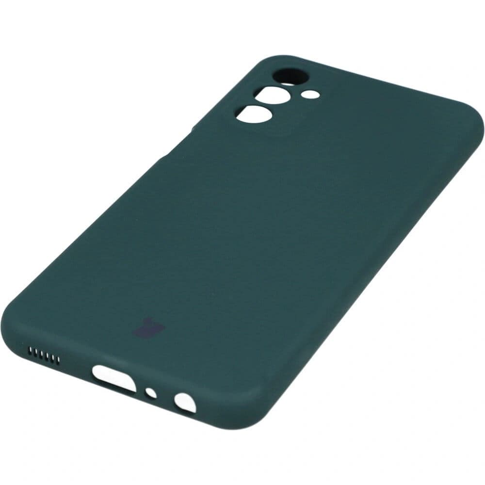 Caz de silicon Bizon Samsung Galaxy M13 / M23 5G verde închis - 2