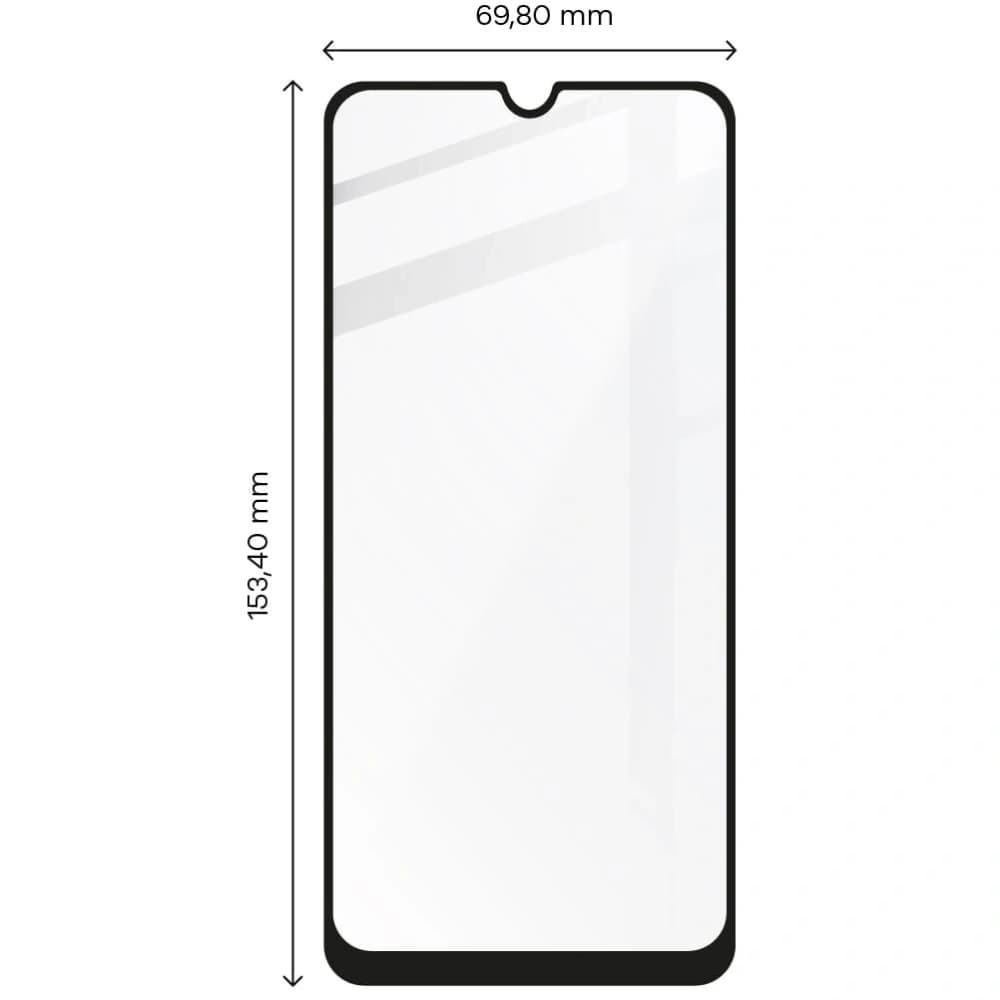 Bizon Glass Edge Samsung Galaxy A22 4G / M22 negru - 2