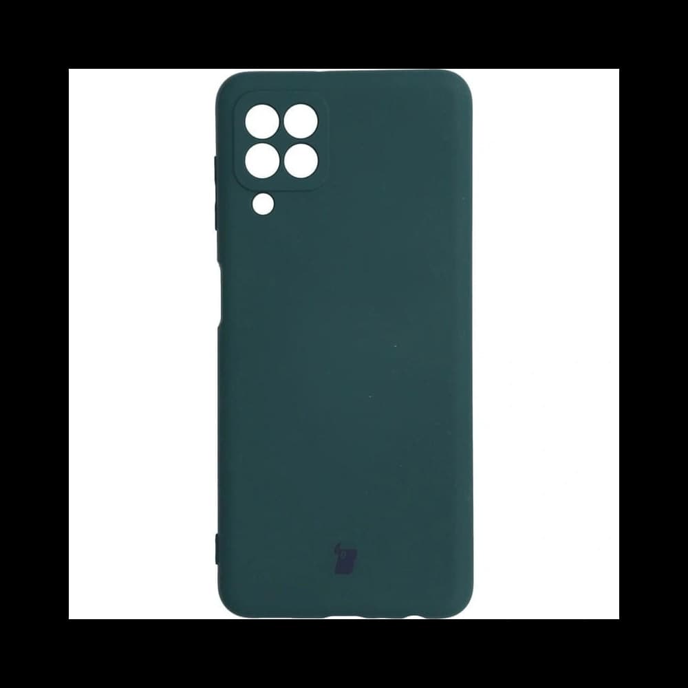 Bizon Case Silicone Samsung Galaxy A22 4G / M22 verde închis