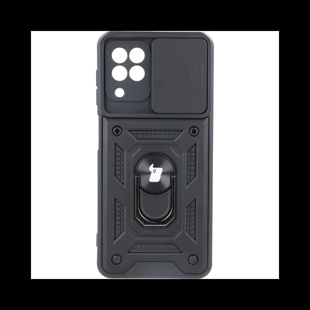 Bizon Case CamShield Ring Samsung Galaxy A22 4G / M22 negru