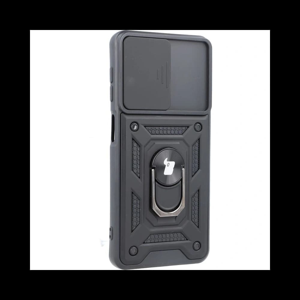 Bizon Case CamShield Ring Samsung Galaxy A22 4G / M22 negru - 3