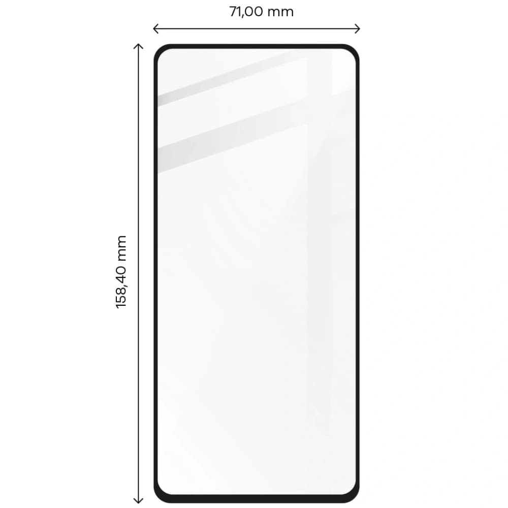 Bizon Edge de sticlă 2x sticlă întărită + protecție pentru lentilă Samsung Galaxy M52 negru - 2