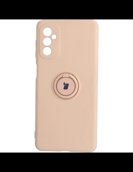 Bizon Case Inel din Silicon Samsung Galaxy M52 roz deschis