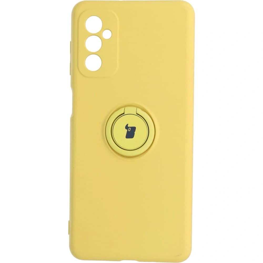 Bizon Case inel din silicon Samsung Galaxy M52 galben